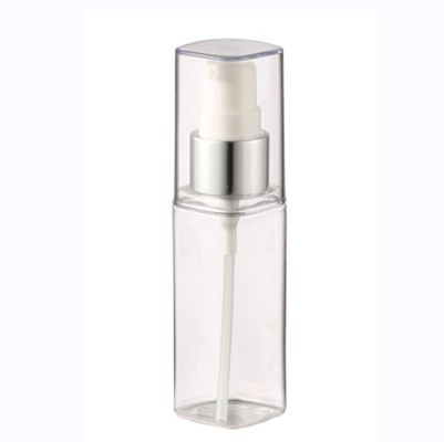 بطری عطر مربعی ۵۰ میلی‌لیتری در رنگ سفارشی PETG بطری آرایشی