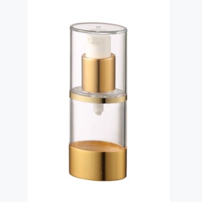 قیمت خوب 98mm ارتفاع شکل بیضی 20ml بطری آرایشی بدون هوا بطری کرم صورت آنلاین