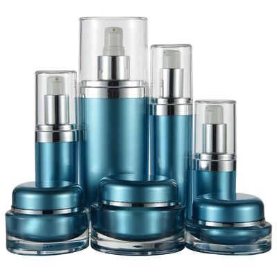 قیمت خوب بطری اکریلیک آرایشی بیضی شکل سفارشی 15 میلی لیتر 30 میلی لیتر 60 میلی لیتر برای سرم مراقبت از پوست صنعتی آنلاین