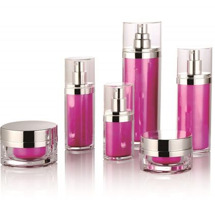 قیمت خوب 30g 50g Acrylic Cosmetic Jar برای آرایش بسته بندی مهر و موم نوع پمپ اسپری آنلاین