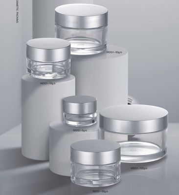 قیمت خوب درب پیچی 5 گرم 15 گرم 30 گرم 50 گرم 100 گرم جار لوازم آرایشی PETG برای کرم چشم نوع درزگیر آنلاین