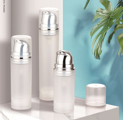 20ml 30ml 50ml بطری پمپ بی هوا PP Snap On بطری آرایشی بی هوا